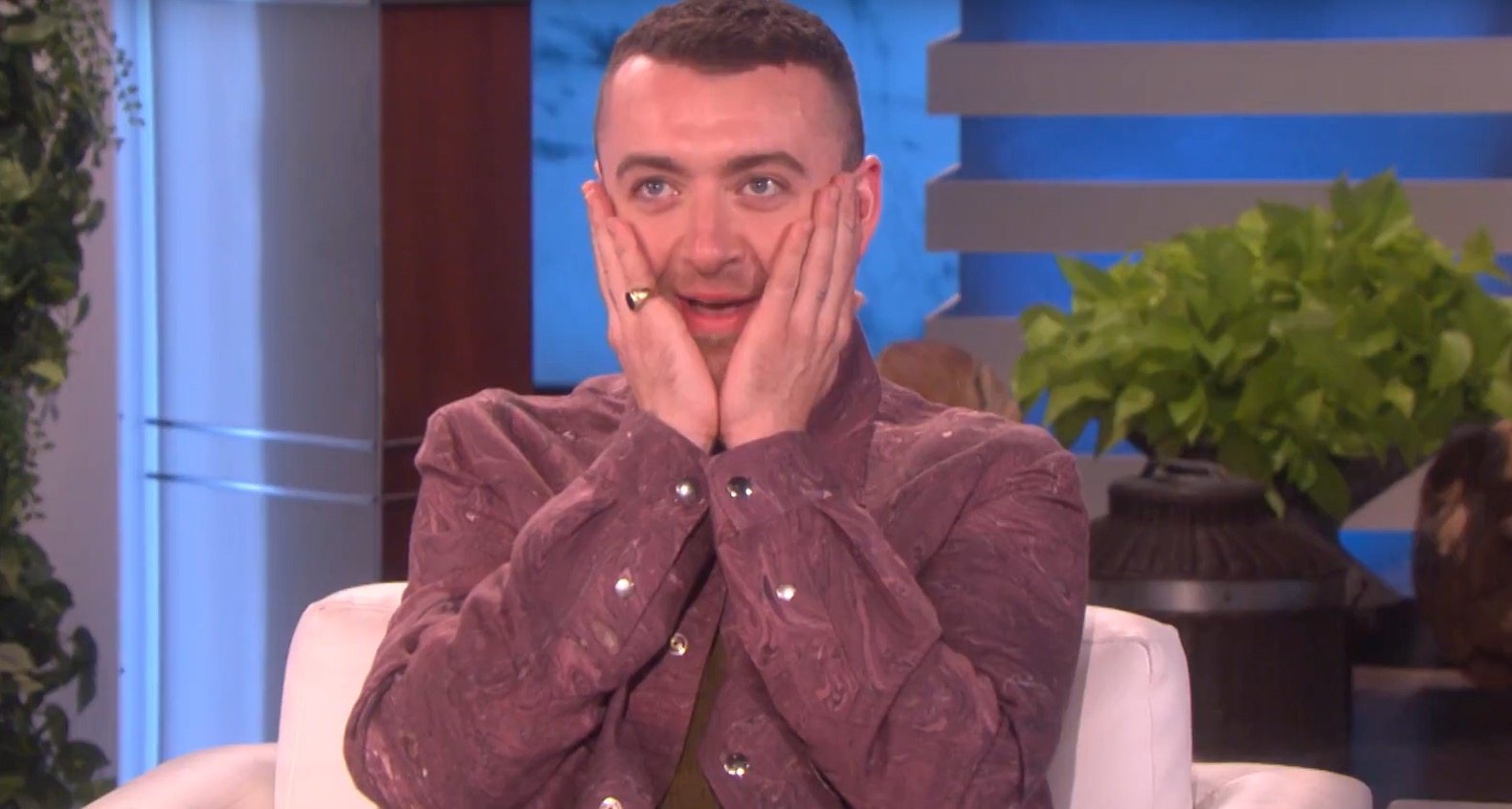 Sam Smith explains 'being the first gay man to win an Oscar' to Ellen DeGeneres