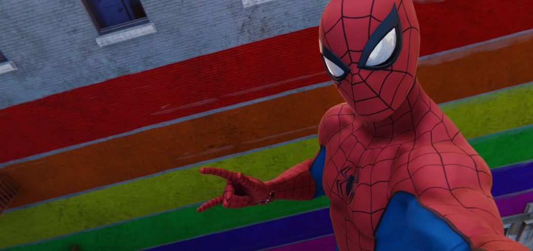 Spider-Man video game features pride flags everywhere and queer fans are loving it