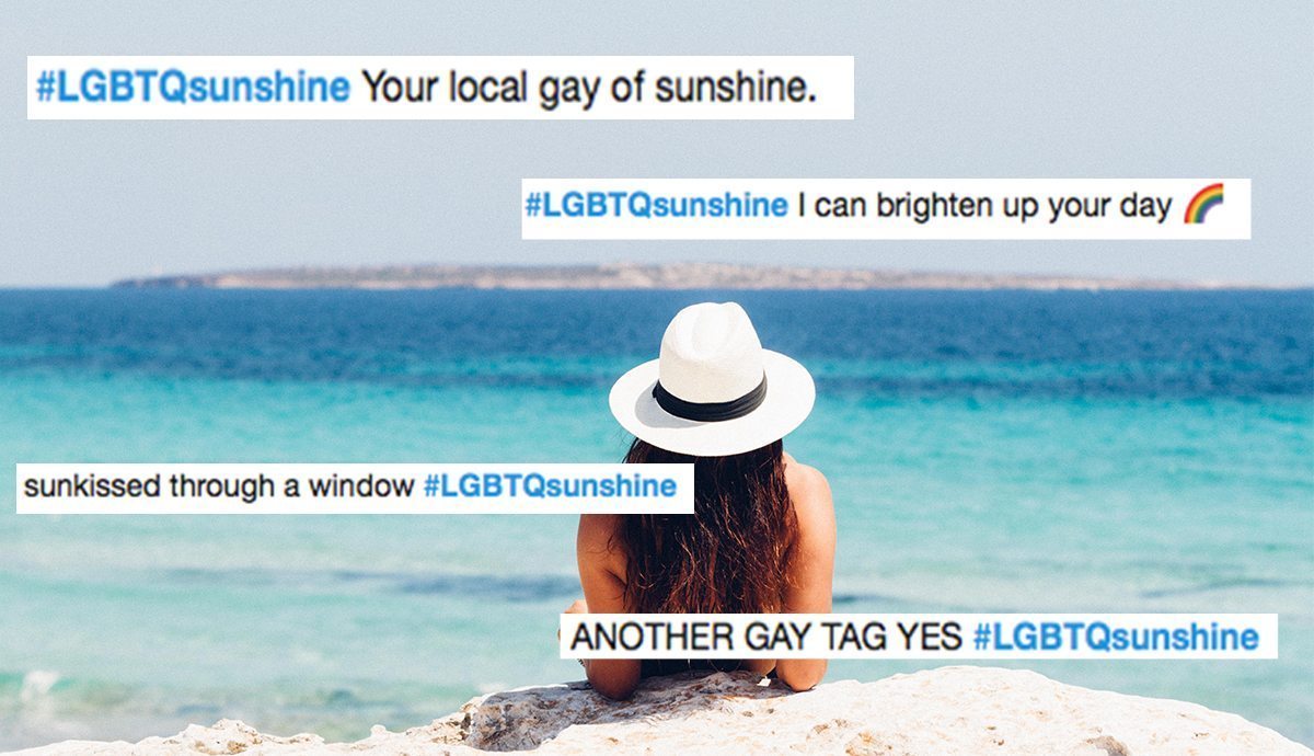 This viral hashtag shows how beautiful LGBT people are in the sunshine