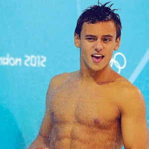 Tom Daley and Dustin Lance Black show off their matching engagement rings