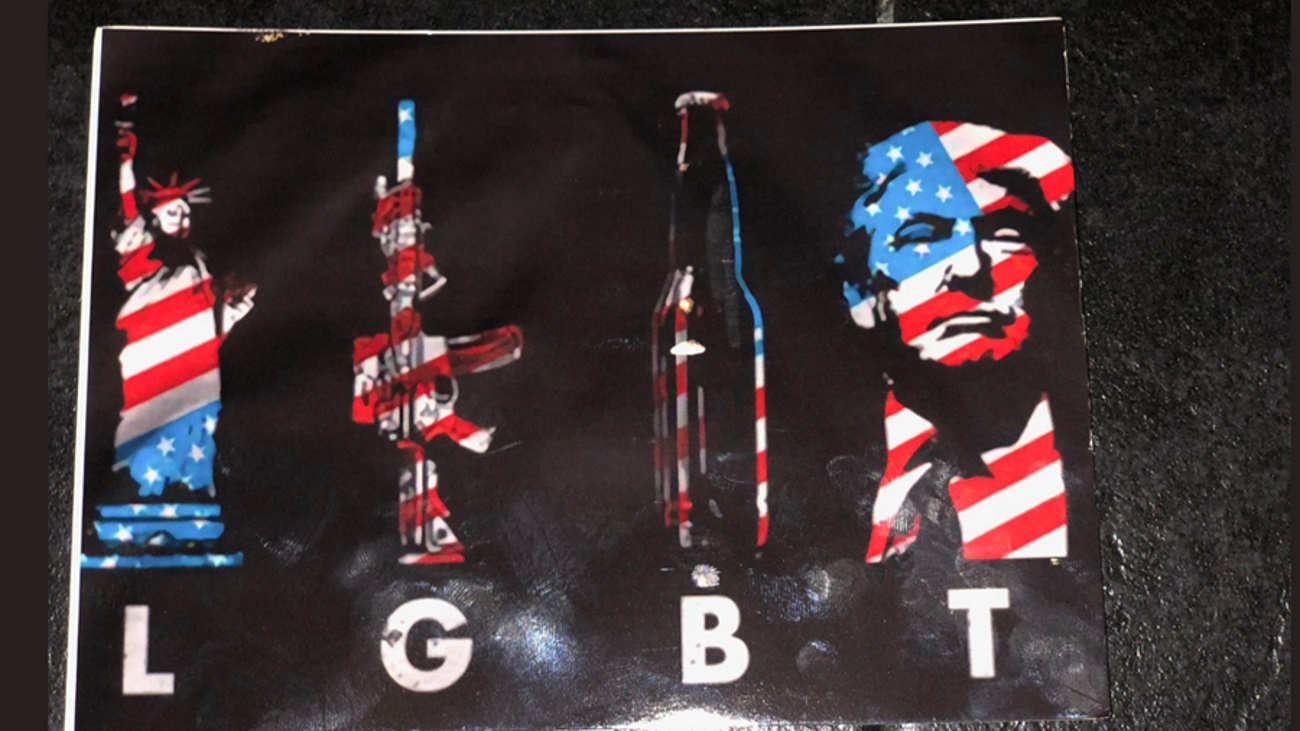 Gay bars targeted with 'Liberty Gun Beer Trump' hate mail