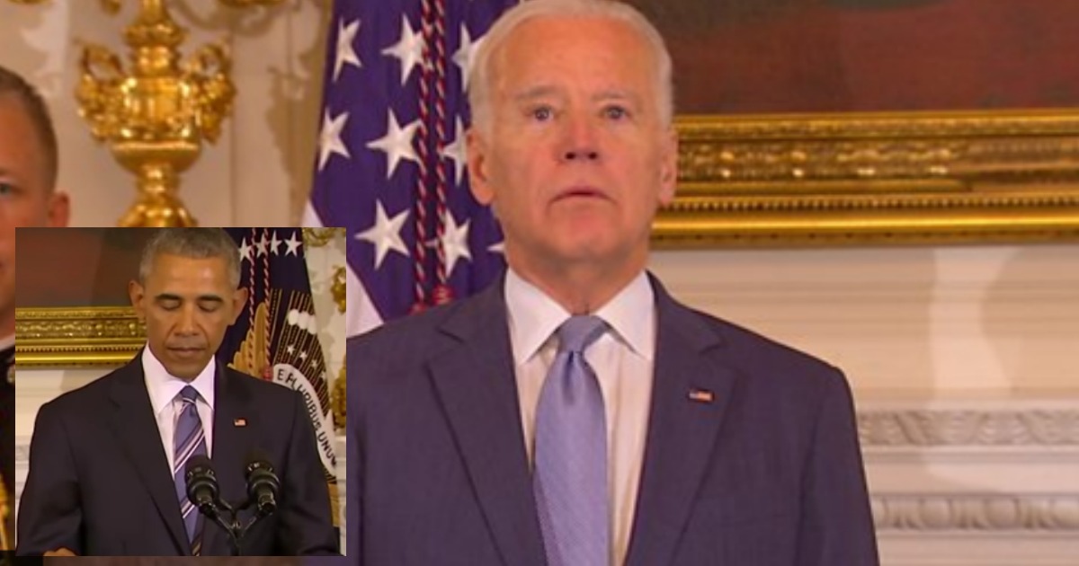 Joe Biden wipes away tears as Obama awards him America's highest honour