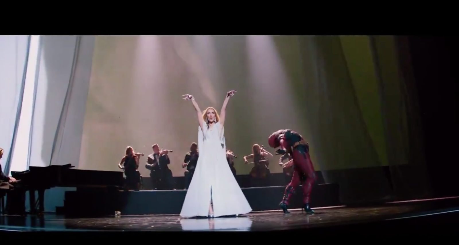 Watch Deadpool dance in heels alongside Celine Dion in new promo