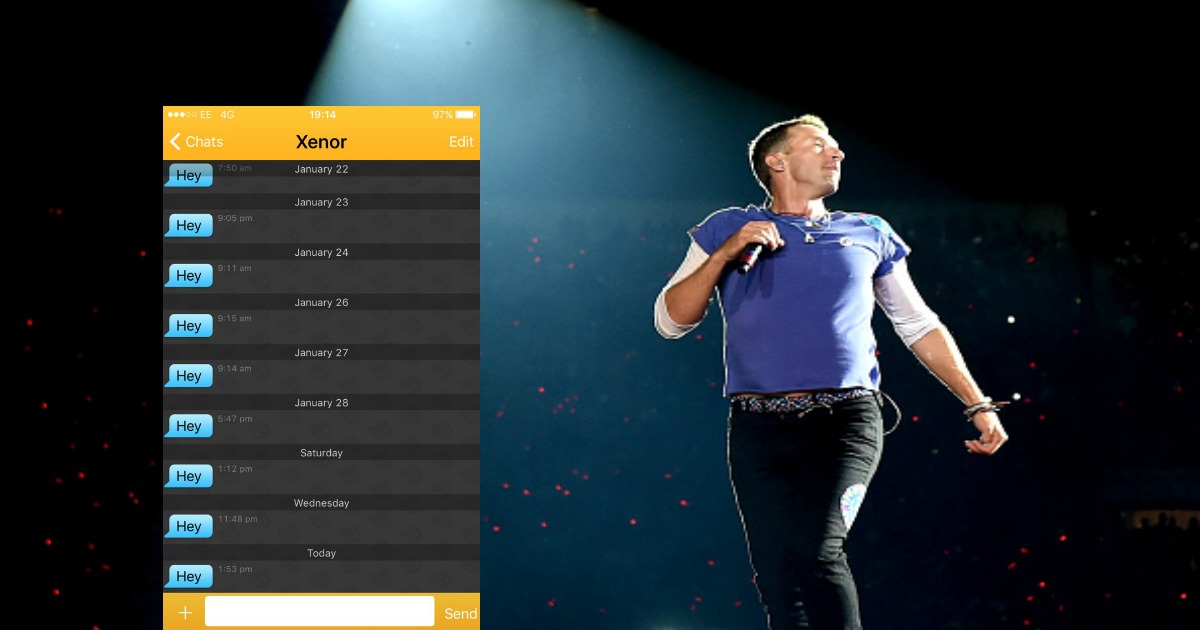 Coldplay's Chris Martin says he's 'on Grindr most weeks'