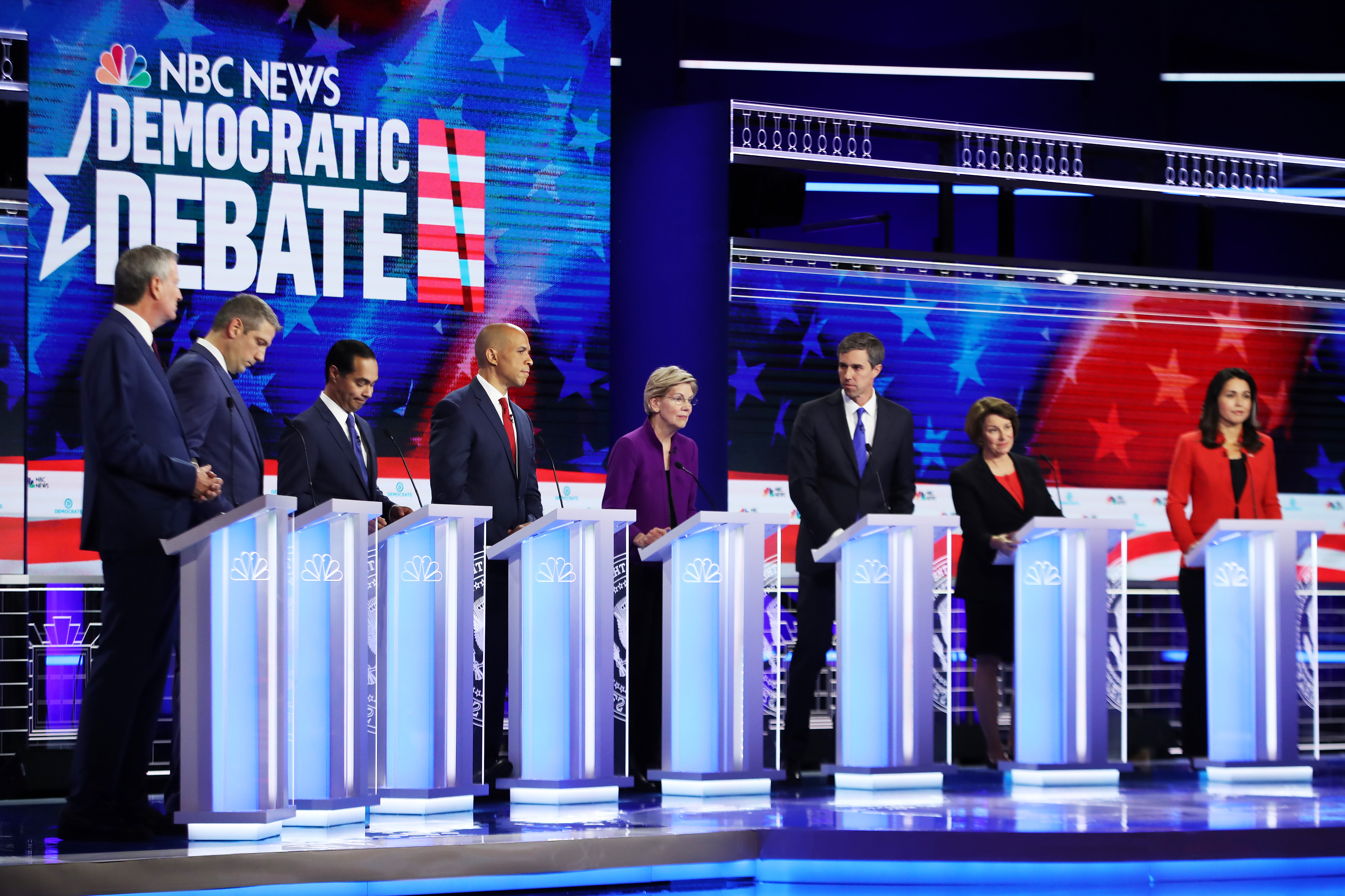 Democrats clash over LGBT issues in first Presidential TV debate