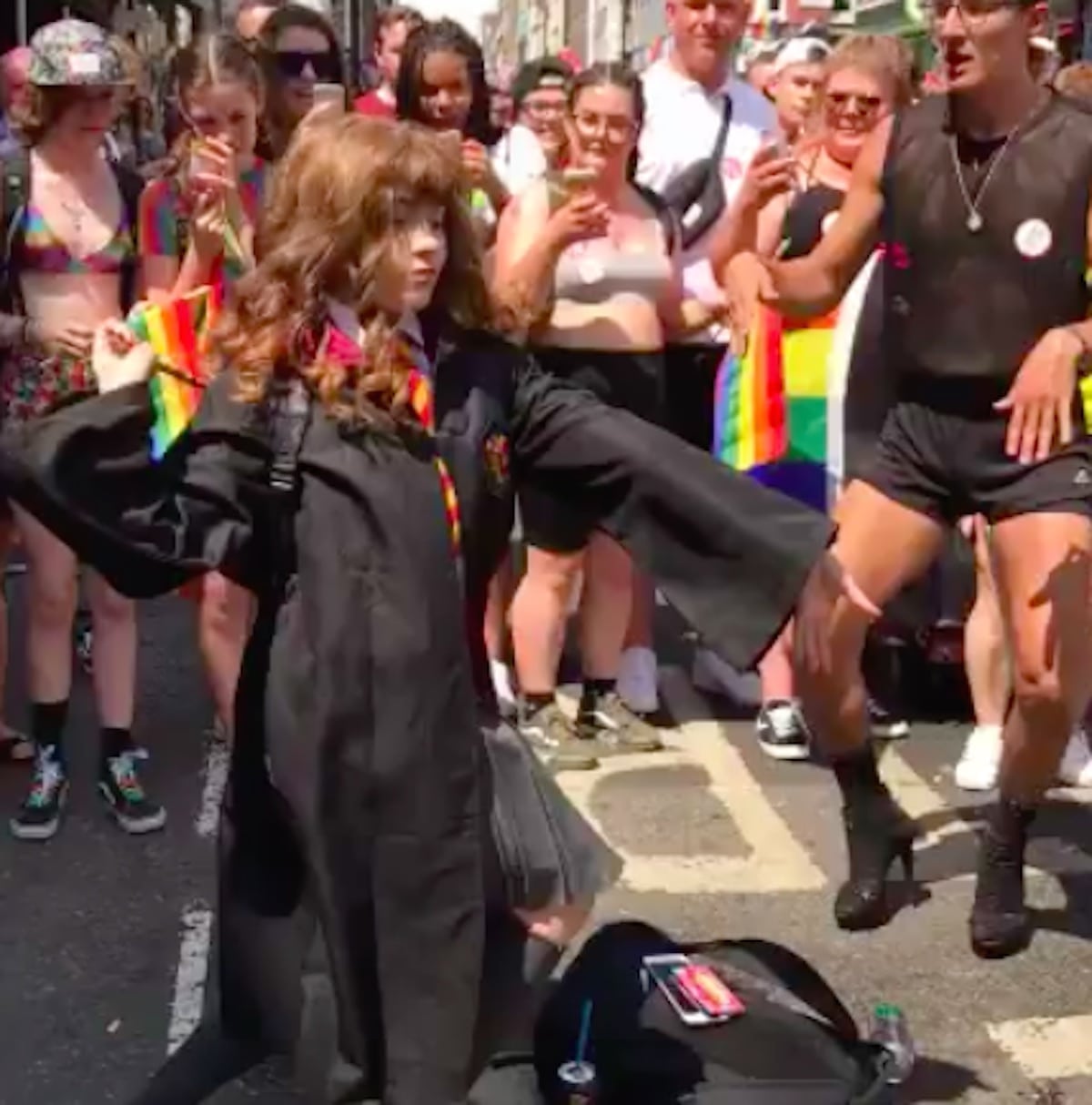 'Dancing Hermione' showed up for Pride in London – and the crowd loved it