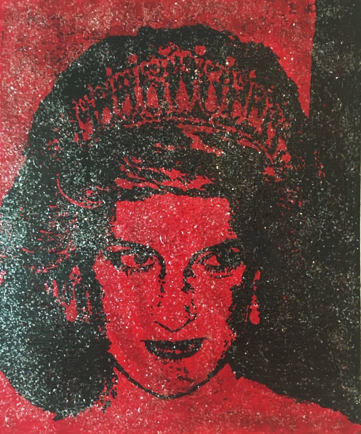 Artist creates portrait of Princess Diana using HIV-positive blood