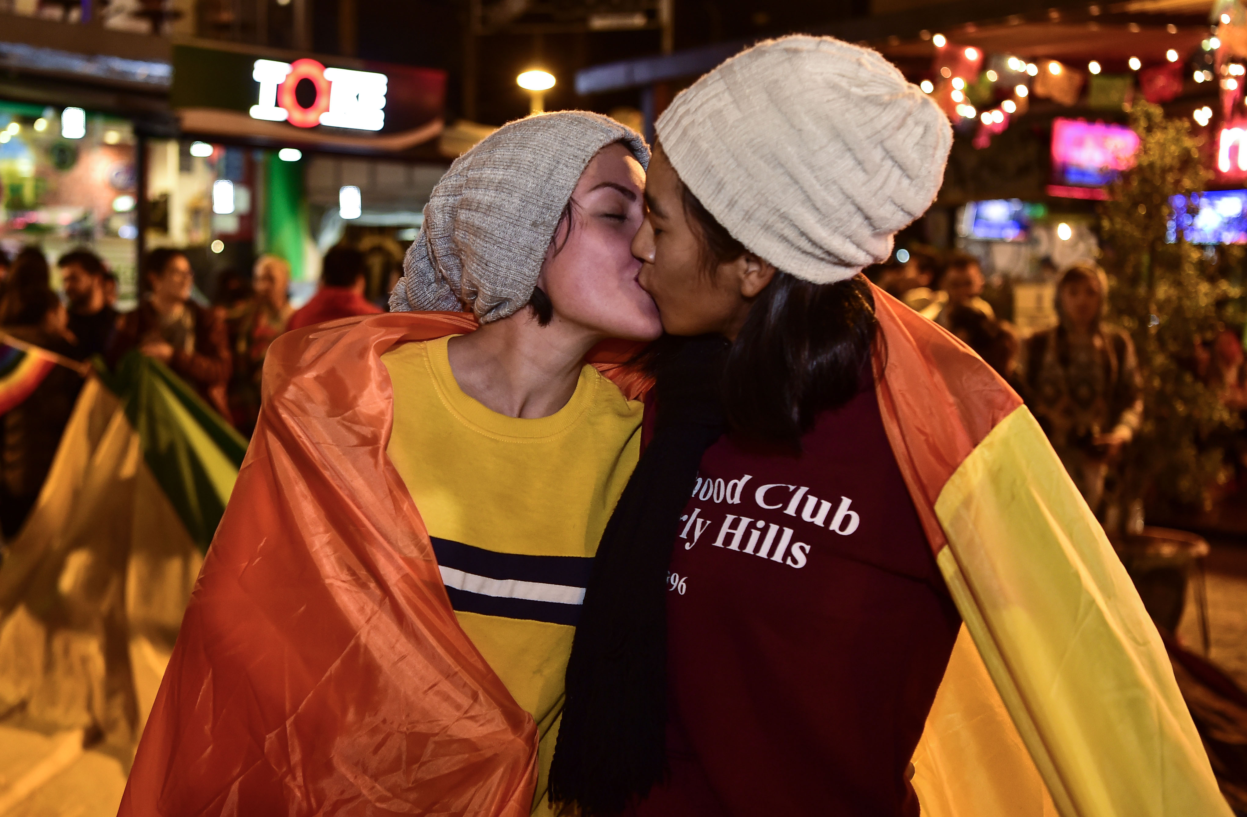 Pictures show Ecuador celebrating same-sex marriage