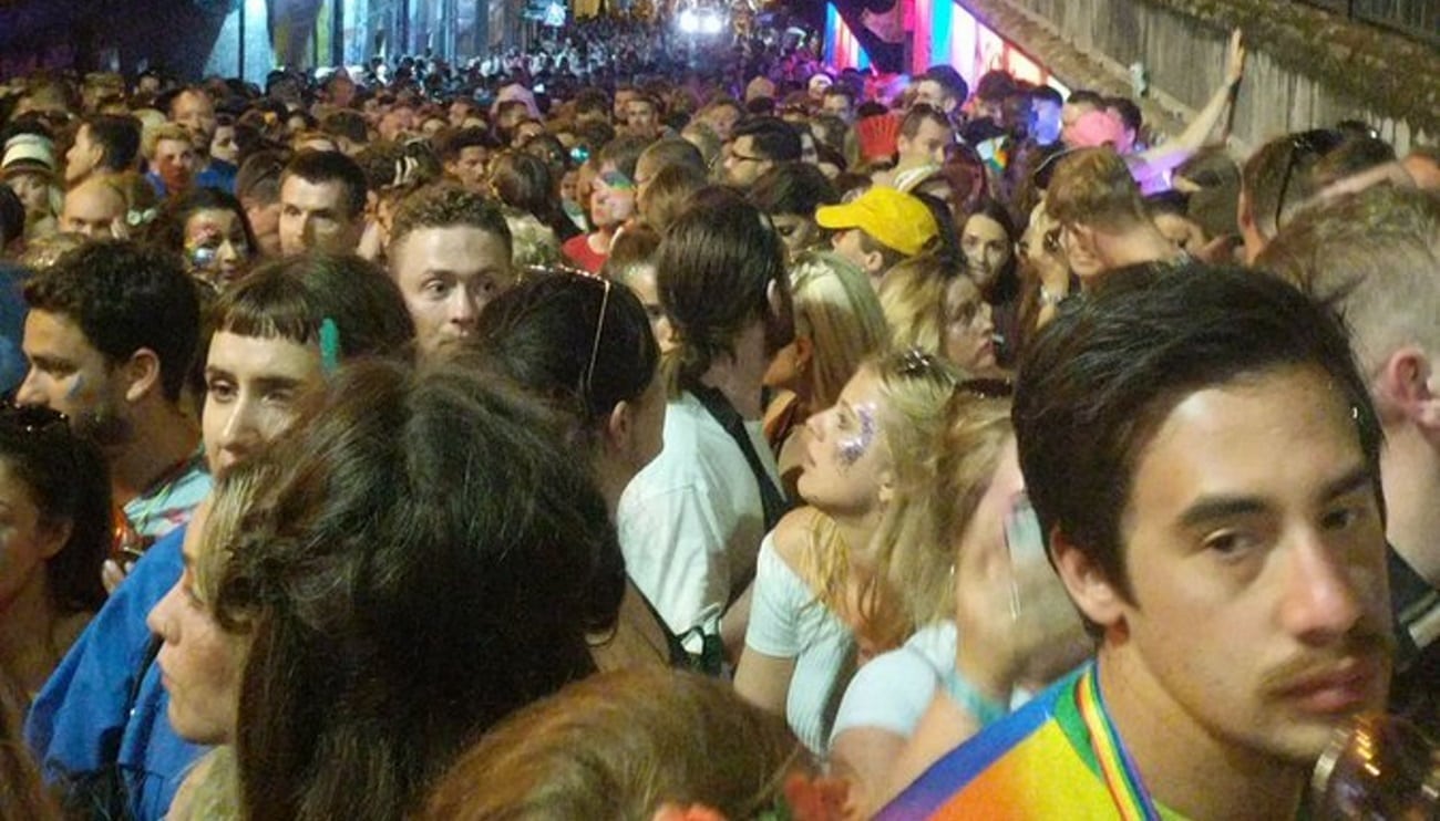 Thousands stranded and crushed after Brighton Pride