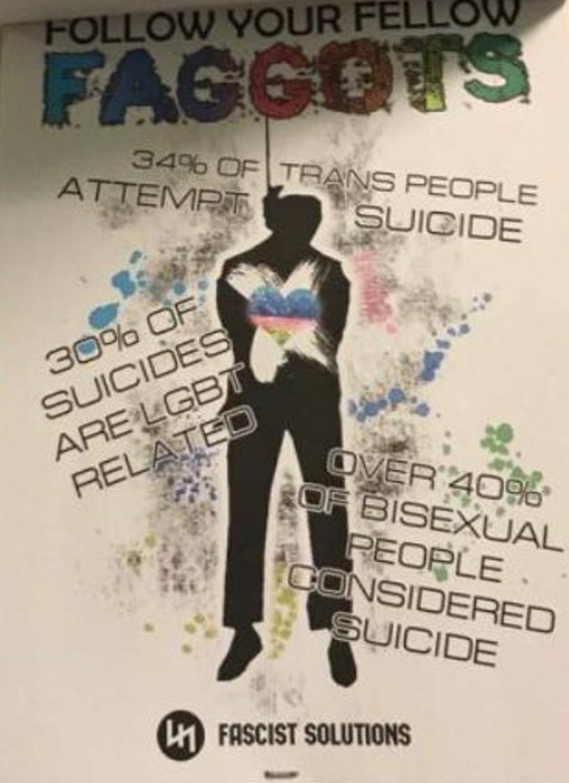 University defends fascist posters telling gay people to kill themselves