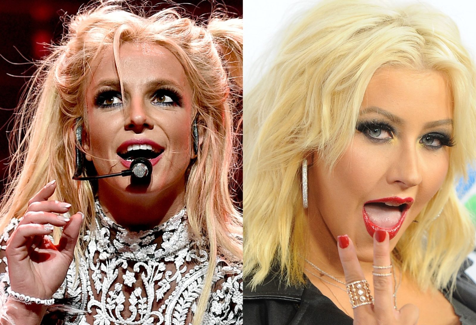 Christina Aguilera and Britney Spears were in a love triangle, she reveals on Carpool Karaoke