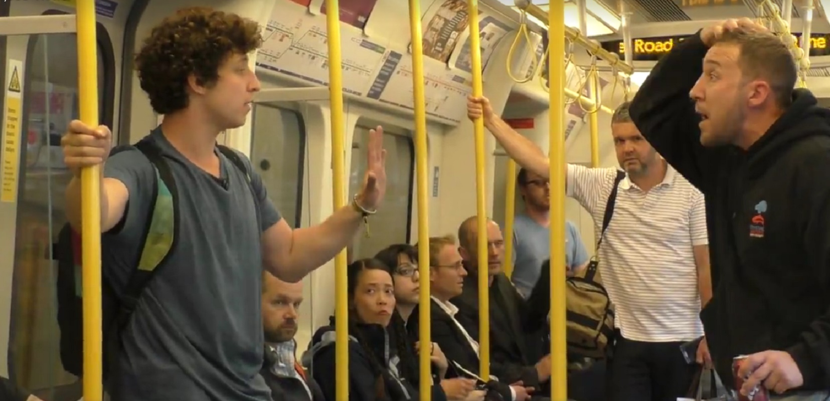 Watch: These amazing tube passengers stood up to homophobia in the best way