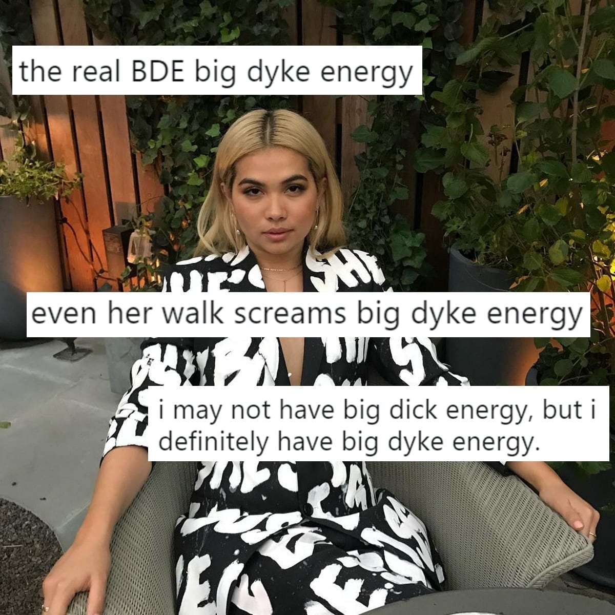 Forget big dick energy, it's time for big dyke energy