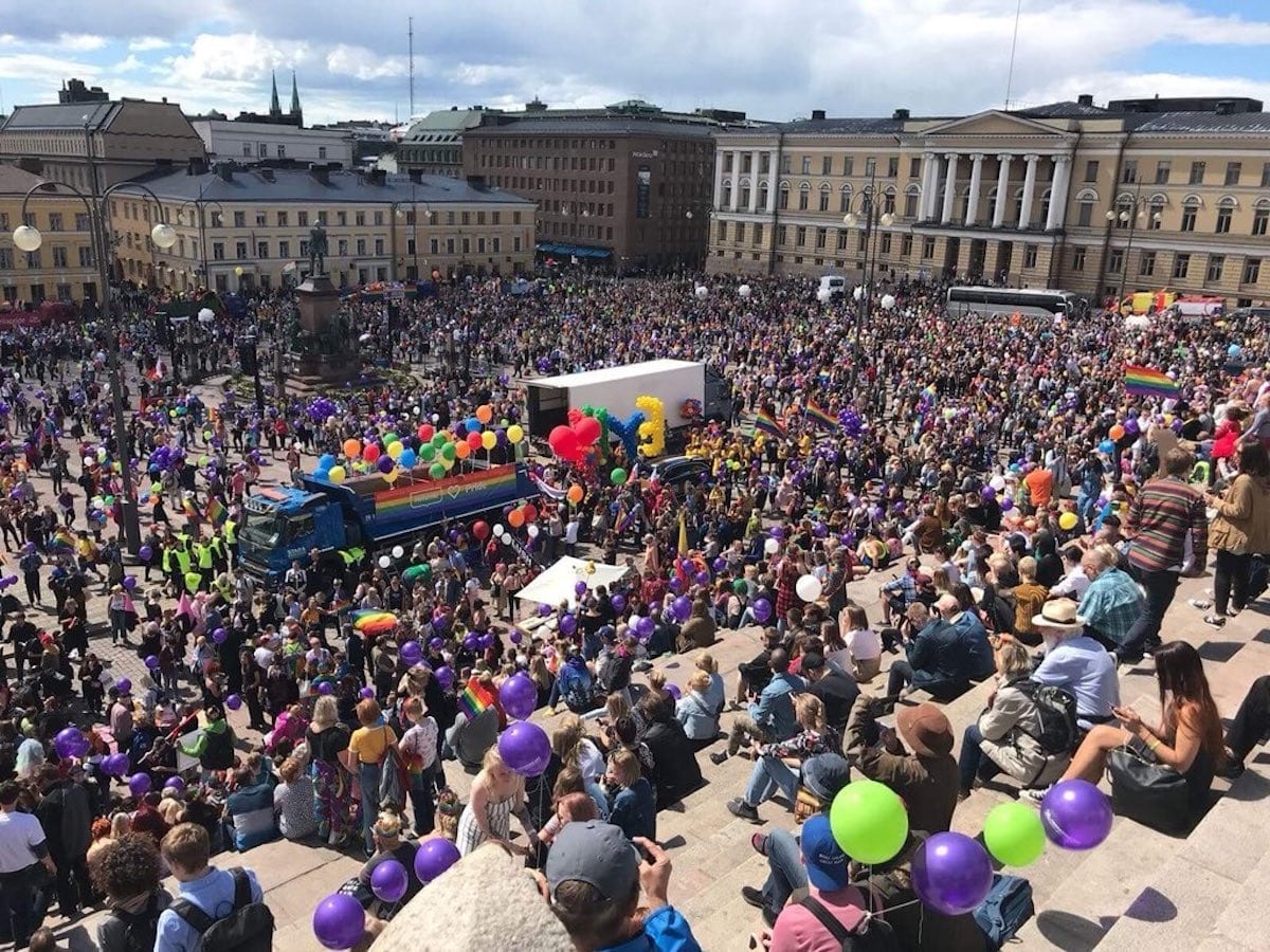 Helsinki Pride attracts 'record-breaking' 100,000 marchers