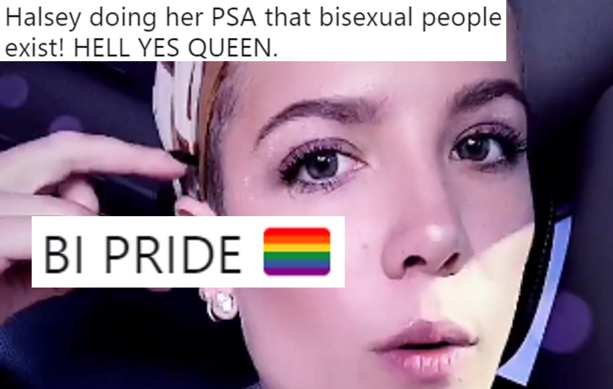 Halsey goes viral with perfect response to haters telling her she's not bisexual