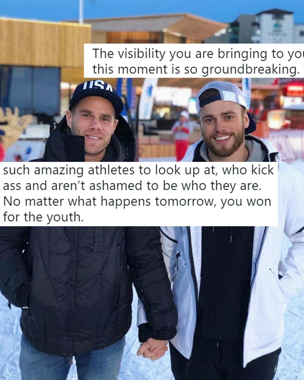 Winter Olympics 2018: This photo of Gus Kenworthy and his partner is making people feel so proud