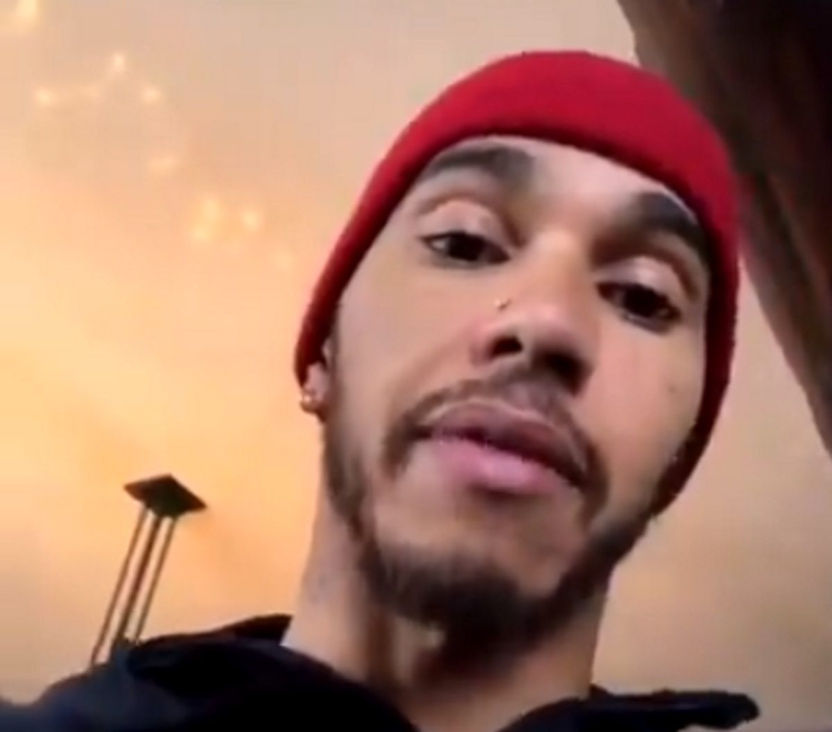 Lewis Hamilton just yelled at his nephew for wearing a princess dress in a horrific Instagram video