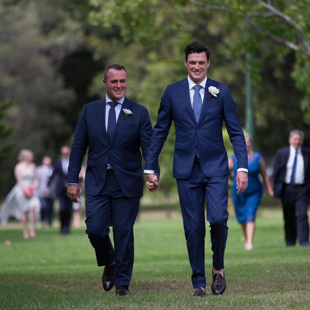 Australian MP who proposed to his boyfriend in Parliament ties the knot in beautiful wedding