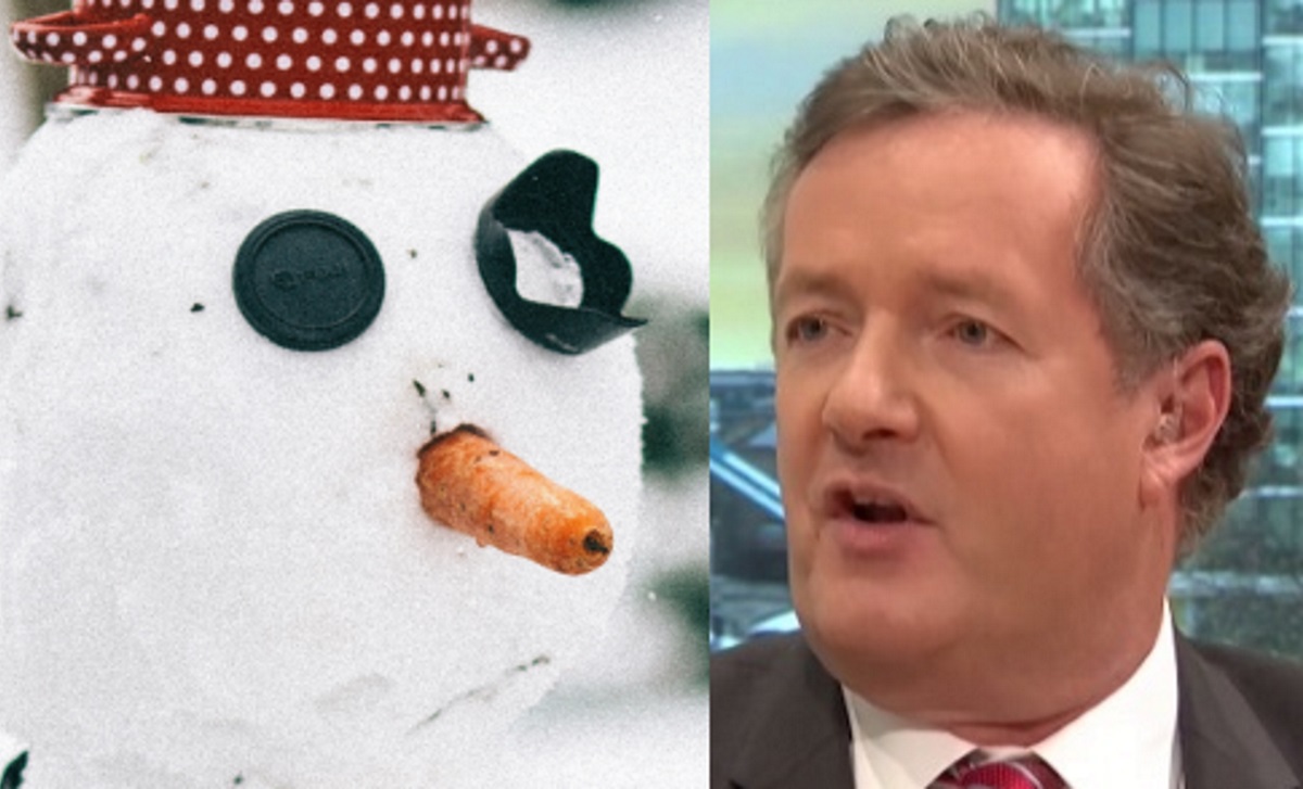 Piers Morgan rages at BBC kids show for saying 'snowpeople'