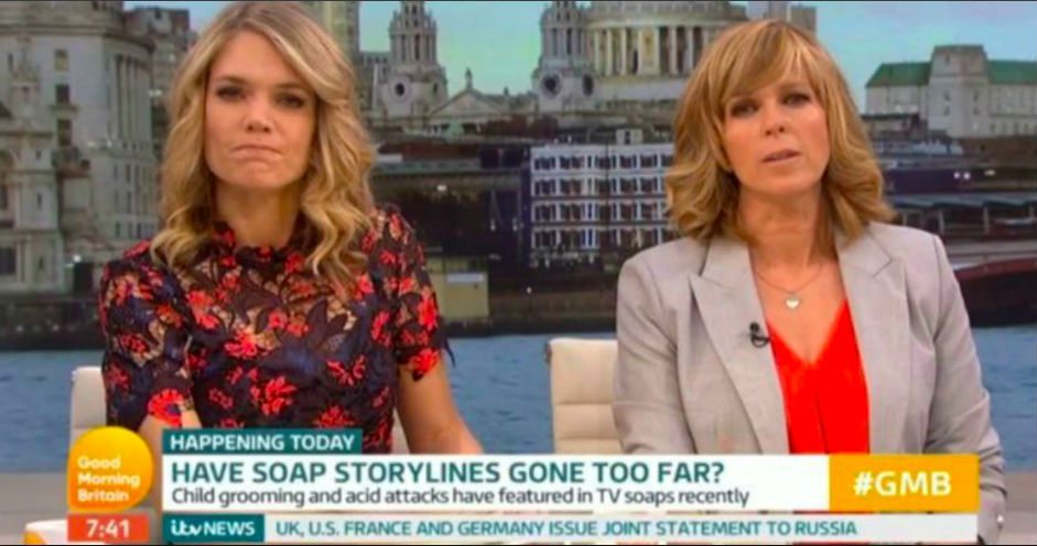 Coronation Street boss calls out Kate Garraway after she says a gay kiss is 'shocking'