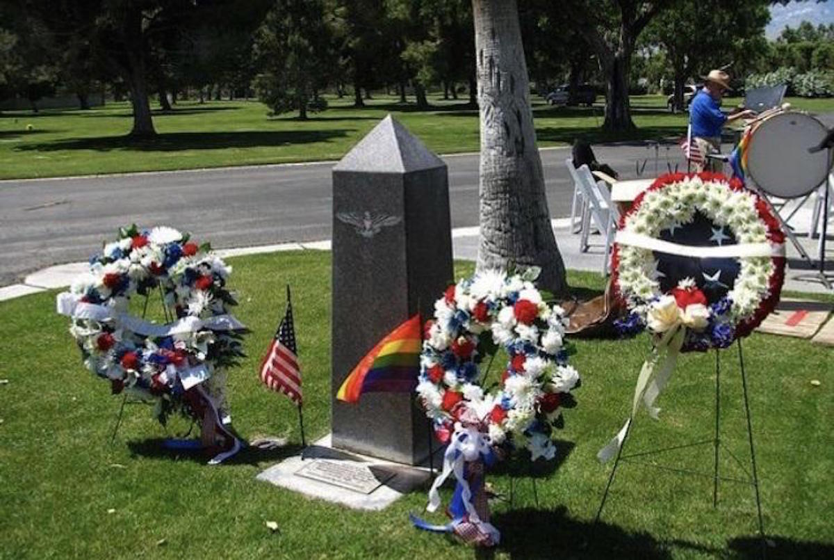 California becomes first state to honour LGBT veterans' memorial