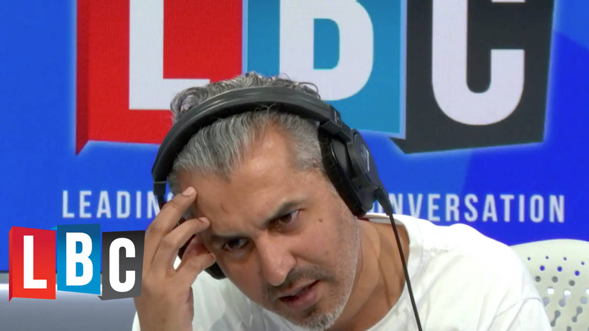 Maajid Nawaz shuts down radio caller comparing LGBT equality to 'beating your wife'