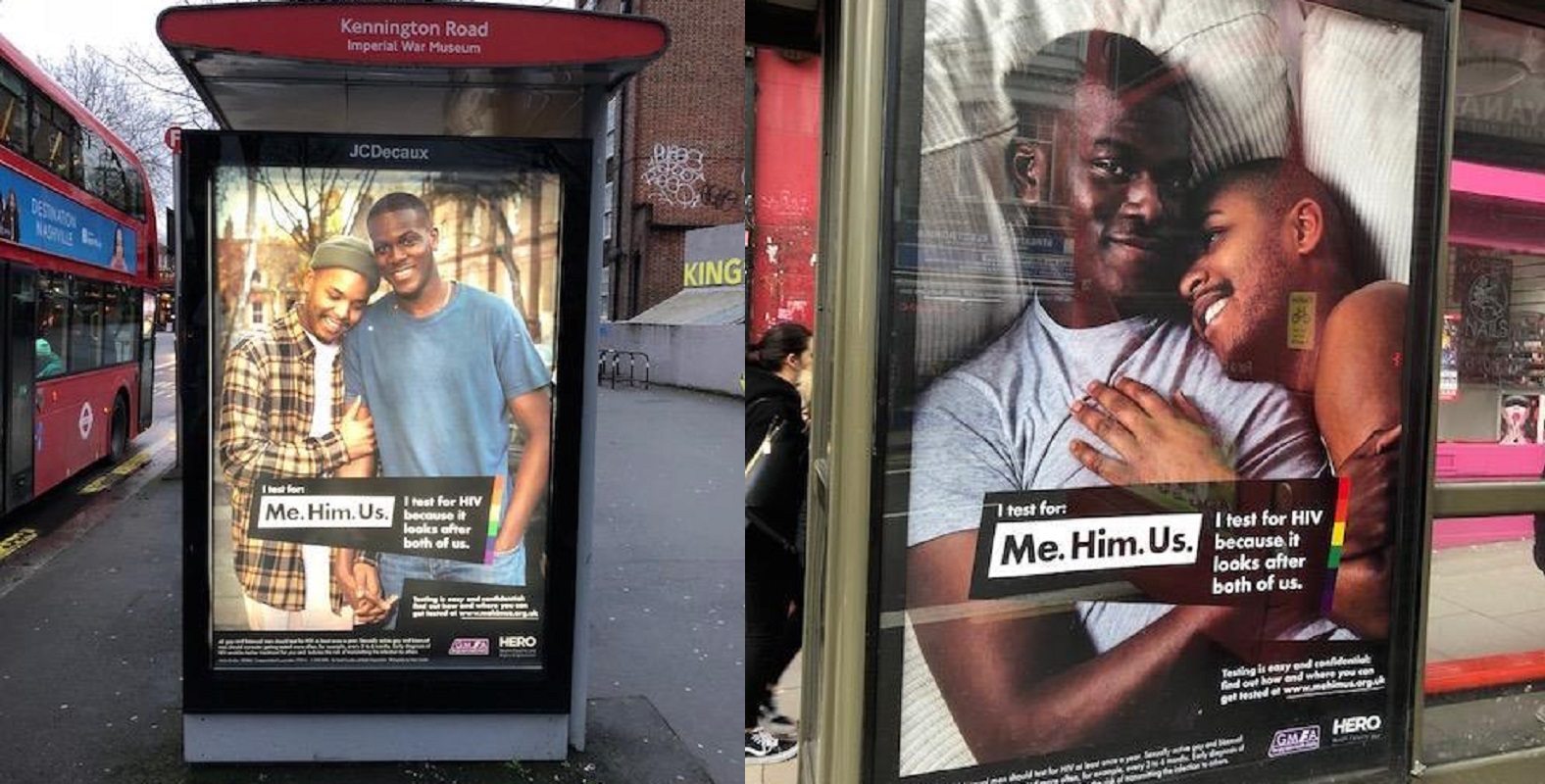 Posters featuring black gay couples launched in London