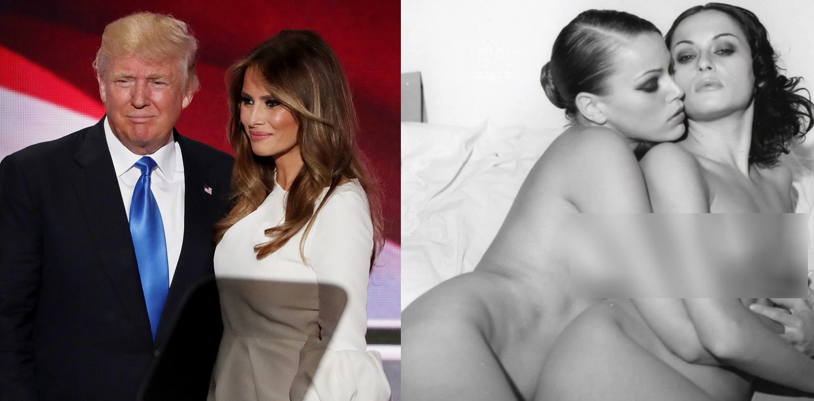 Melania Trump's lesbian modelling pics 'will help Trump win LGBT vote', radio host insists