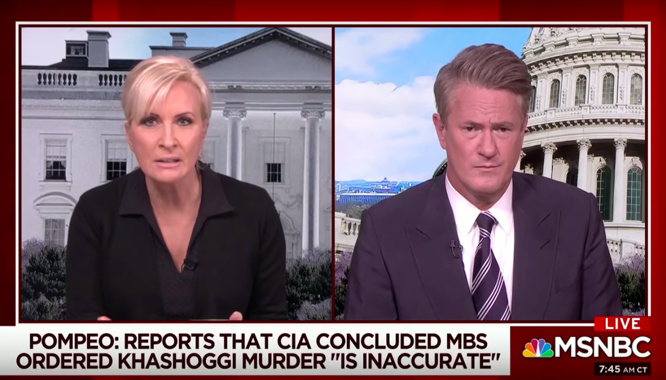 Morning Joe host sorry for calling Mike Pompeo 'homophobic' slur
