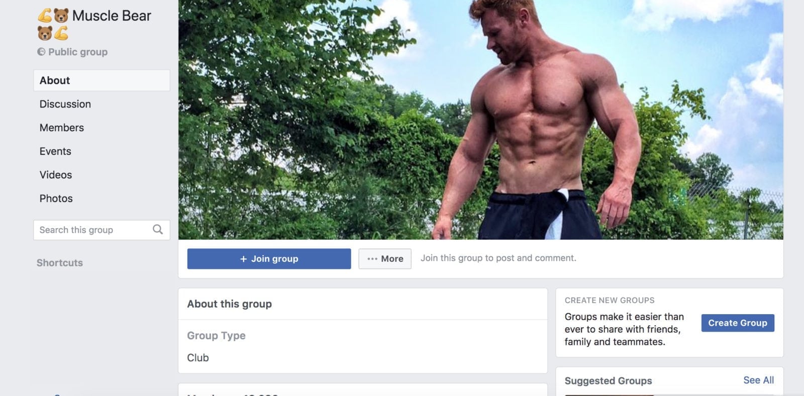 Facebook group for gay 'muscle bears' tries to block Asian and African men from joining