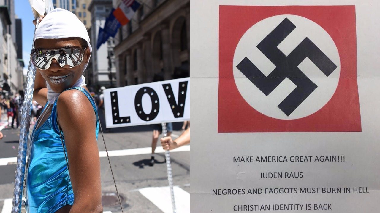 New Yorkers get racist, homophobic hate mail with Make America Great Again swastika