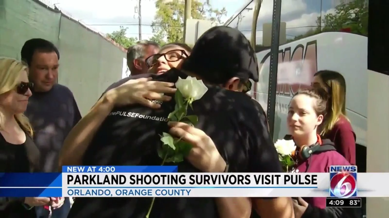 Pulse gay club shooting survivors meet Parkland school shooting survivors
