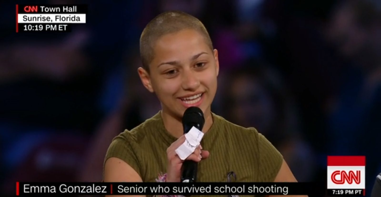Emma Gonzalez, head of Gay-Straight Alliance who survived Parkland shooting, takes on NRA spokeswoman