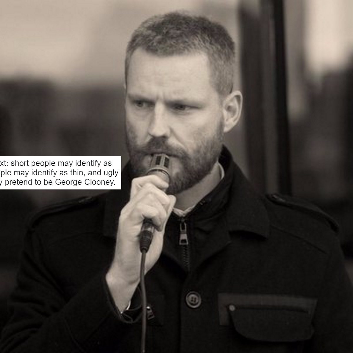 Trade union official condemned for saying gender law means people will self-define as George Clooney