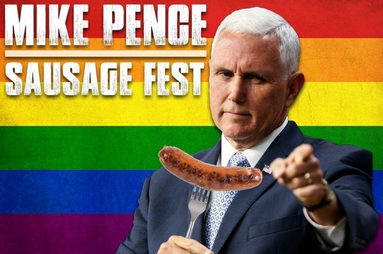 Mike Pence to visit Kansas City and find a "sausage fest" waiting for him