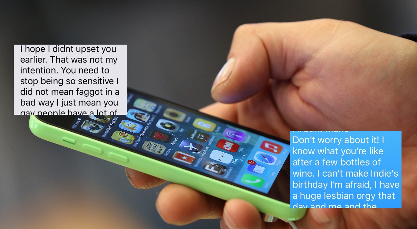 This teen sparked a family row with epic response to aunt's 'faggot' rant