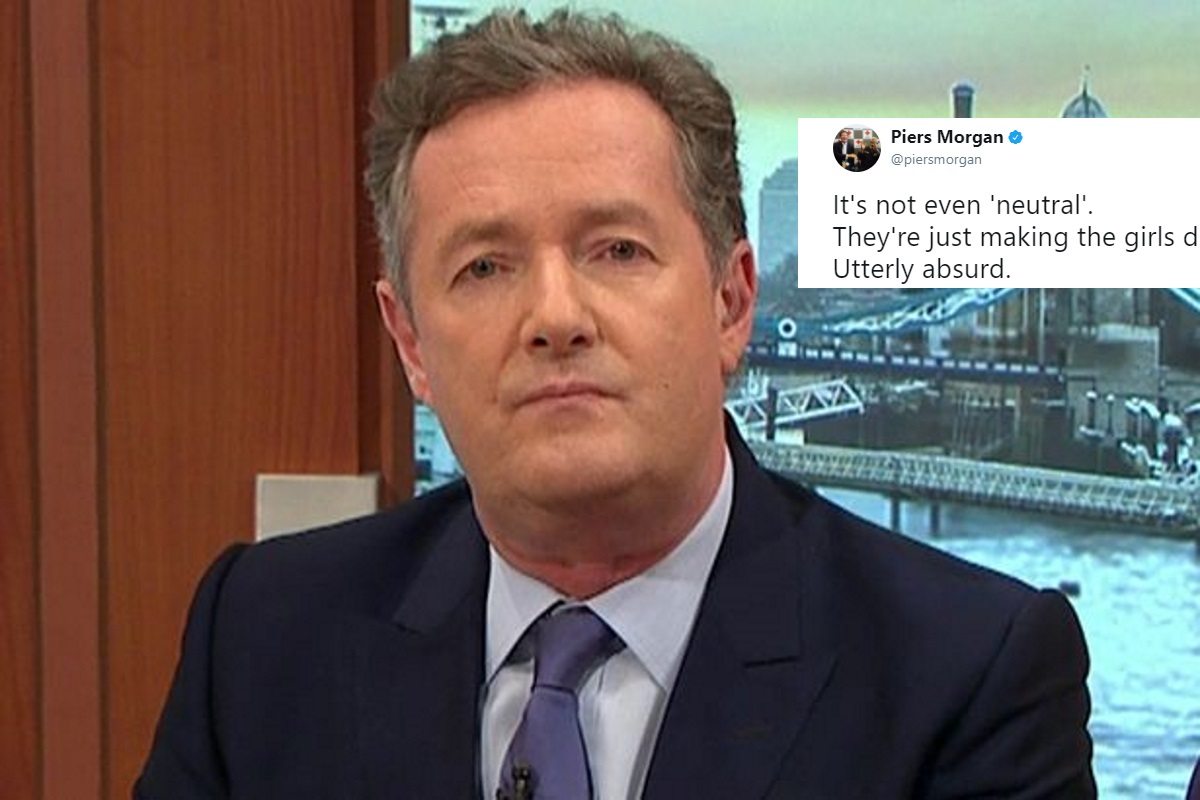 Piers Morgan just said trousers are only for boys