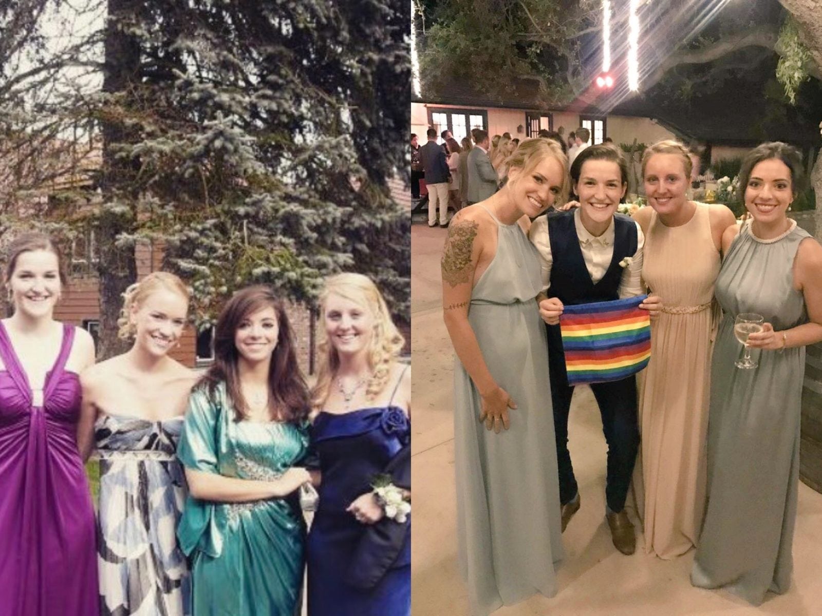 This lesbian bride's advice to her younger self is guaranteed to put a smile on your face