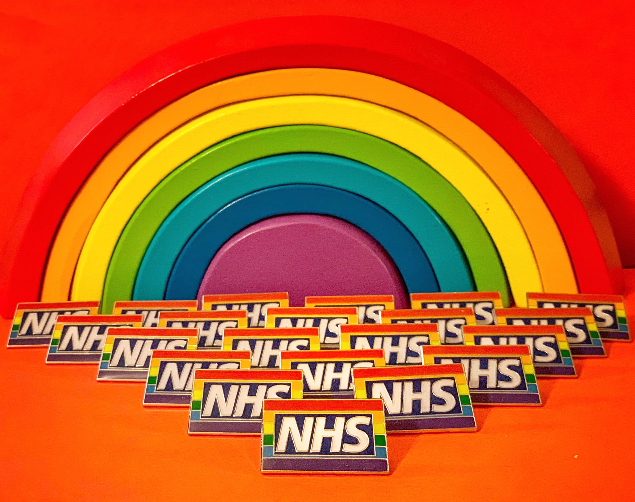 NHS Rainbow Badges hospital trolls person asking for 'straight badge'