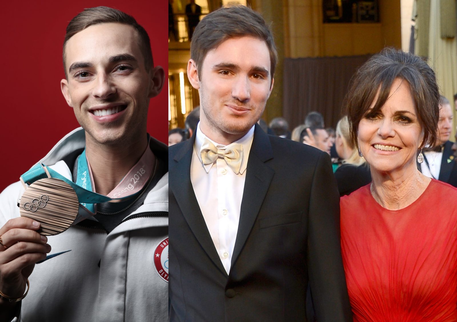 Sally Field is trying to set her son up with Winter Olympics skater Adam Rippon, and it's amazing