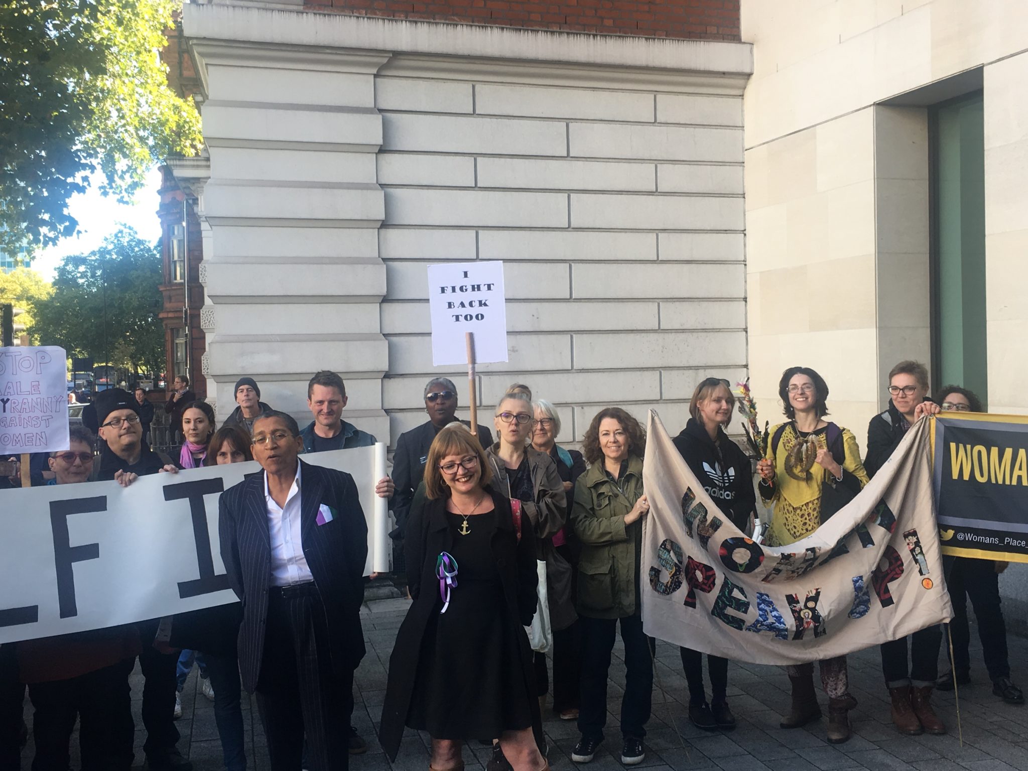 Radical feminist Linda Bellos in court over alleged threat to 'thump' trans women