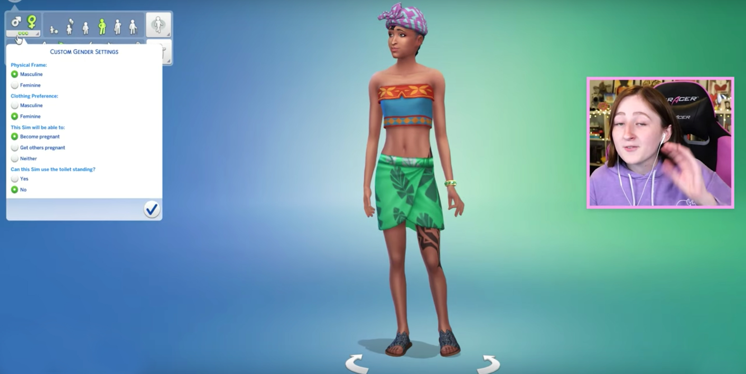 The Sims 4 introduces first non-binary character with Island Living