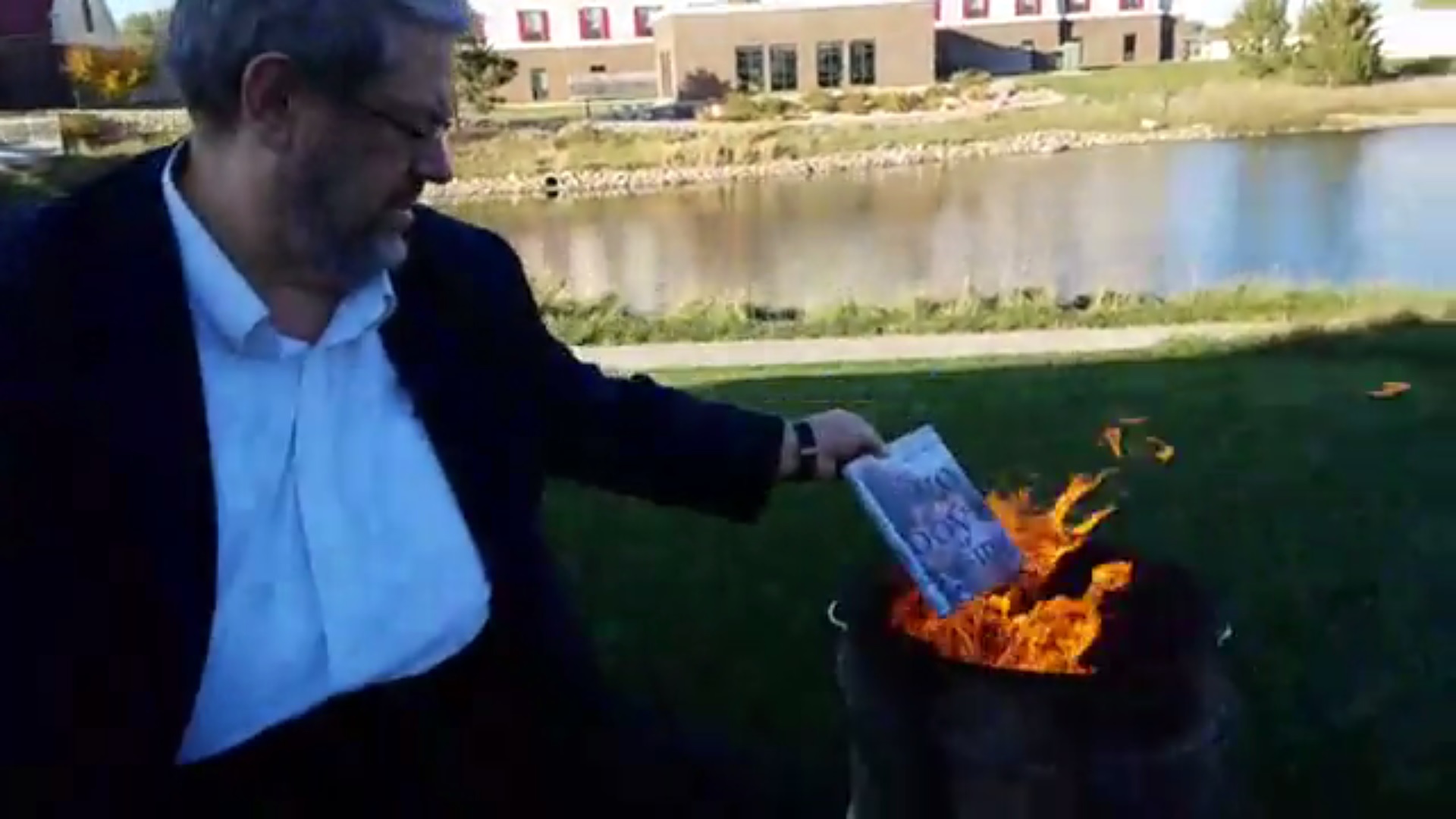 Man who burned LGBT library books let off with $65 fine