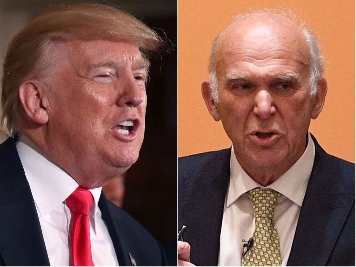 Lib Dem leader Sir Vince Cable: Donald Trump's transgender ban should shake us out of complacency
