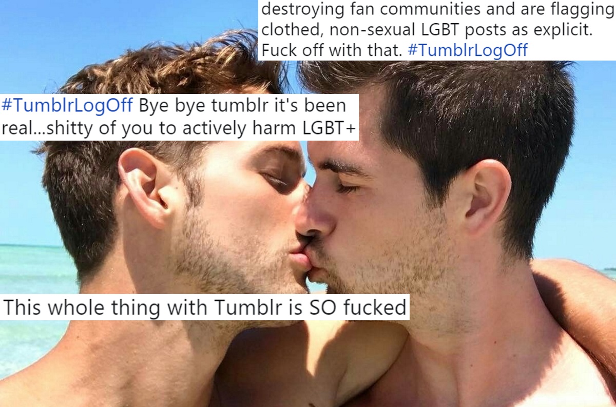 LGBT people are logging off Tumblr to protest its porn ban