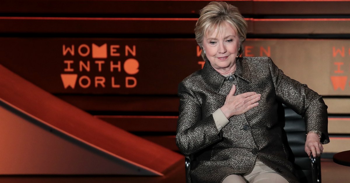 Hillary Clinton takes aim at Trump as she reveals her favourite meme