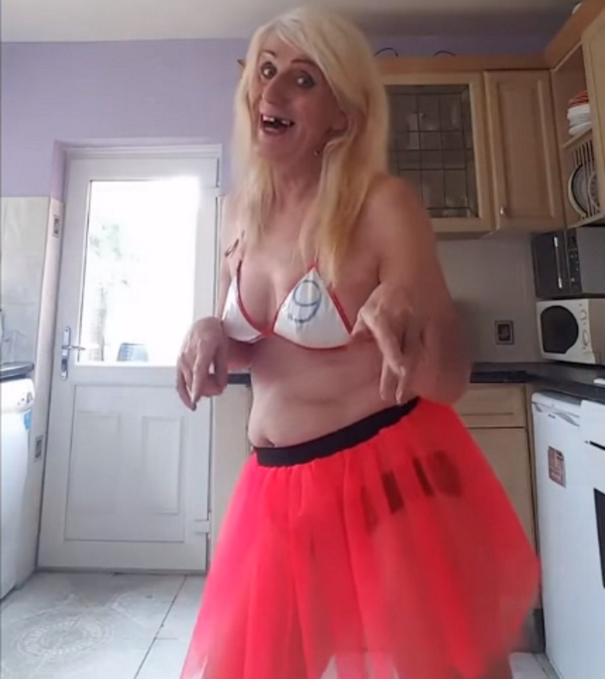 Naked transgender mayo dancer Melissa Ede wins £4 million lottery prize