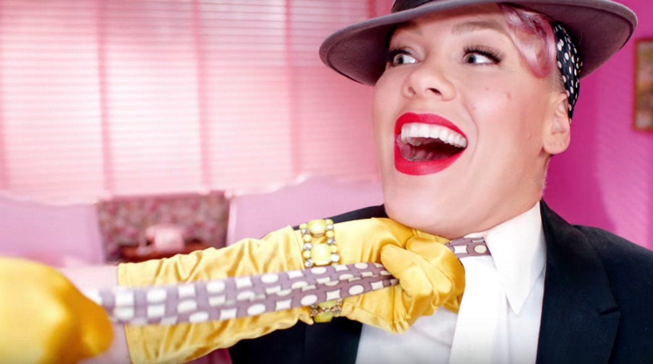 P!nk and Channing Tatum dance in drag in the new Beautiful Trauma video, and it's amazing
