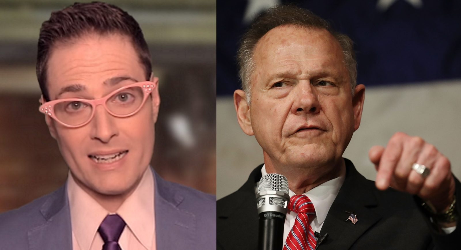 Donald Trump and anti-gay Senate candidate Roy Moore torn apart in hilarious Randy Rainbow video