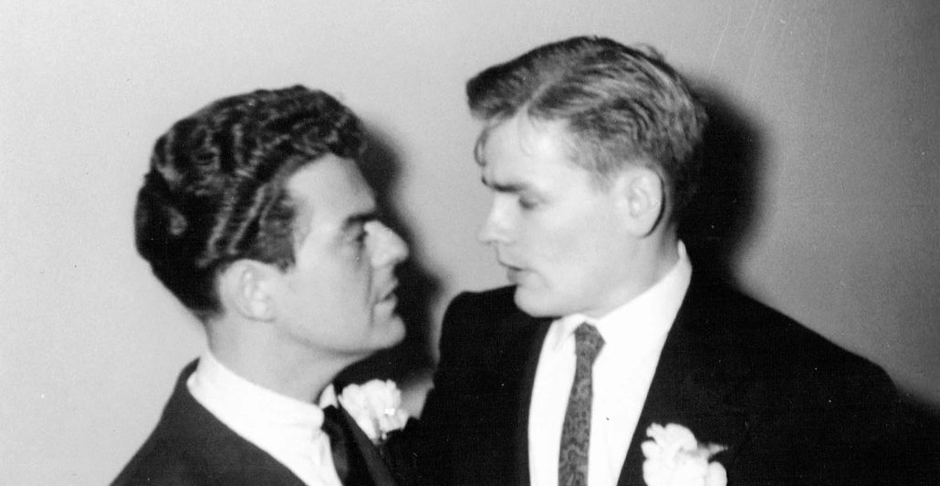 Do you recognise the gay grooms from these lost 1957 wedding pictures?